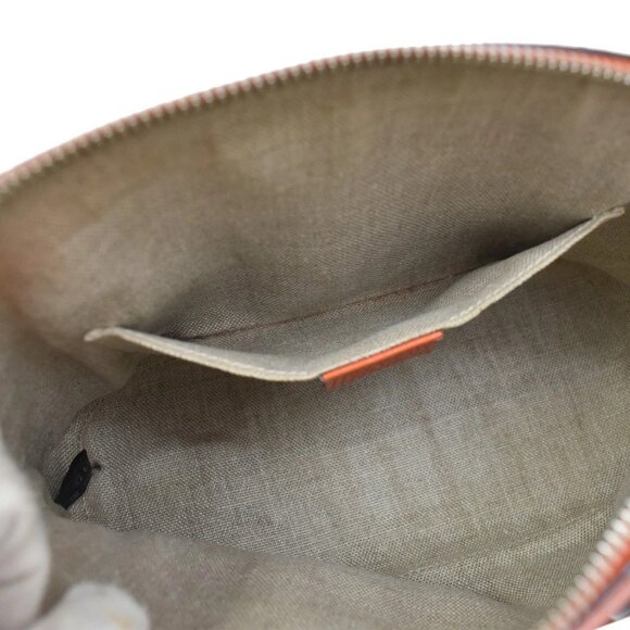 GUCCI Logo Interlocking G 2Way Shoulder Hand Bag Leather Orange GHW 93KB068 - Picture 12 of 14
